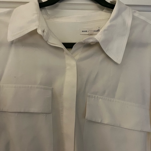 Good American The Good Shirt size 4, white - Picture 6 of 6